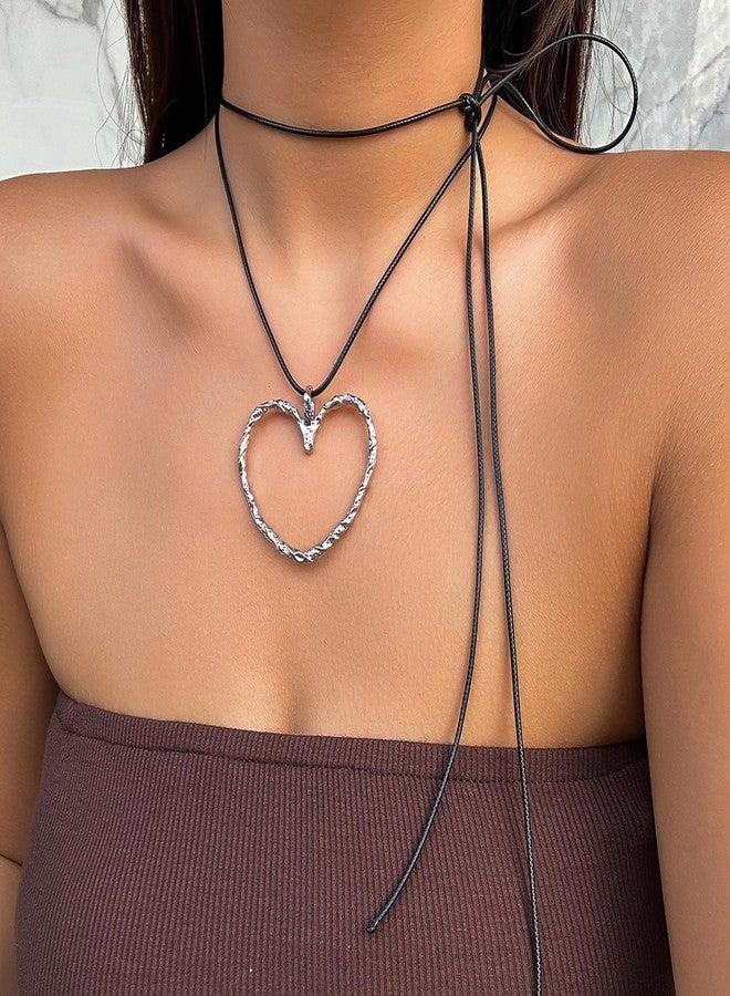 JAVARNV Chunky Gold Necklace Heart Necklace Boho Necklaces Beads Chain Necklaces Trendy Jewelry Christmas Gift for Women - Image 2